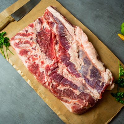 Свинина ребрышки мясные 900 г - купить в Новокиевке